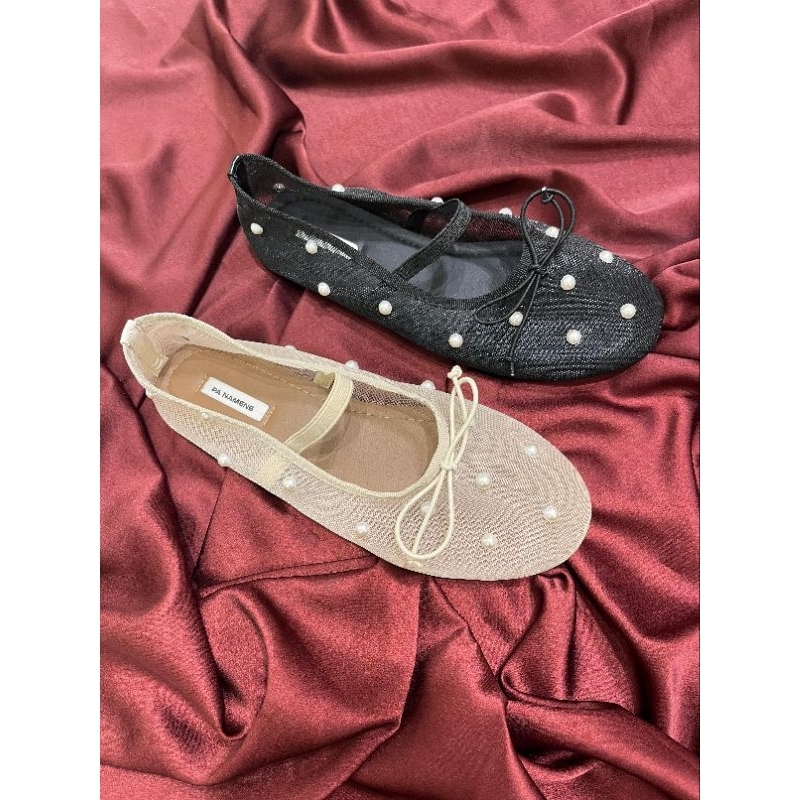 5941 Sepatu Guangzhou Flatshoes Wanita Import