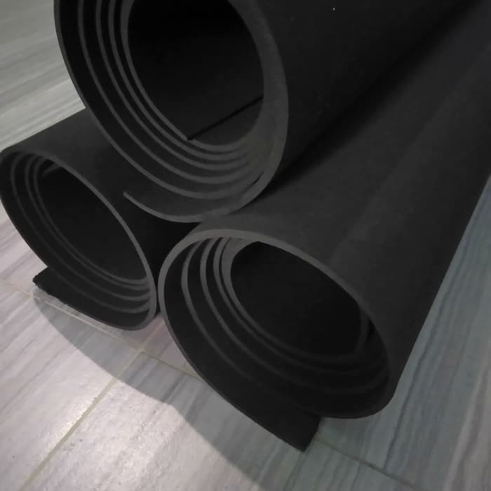 Busa Ati Eva Spon Ati 1Cm Meteran Hitam  LEBAR 120CM (HARGA 1METER)