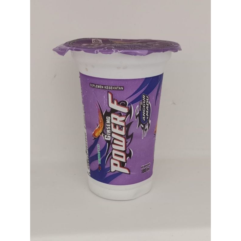 

Power F Minuman Gingseng Cup 24 × 180ml