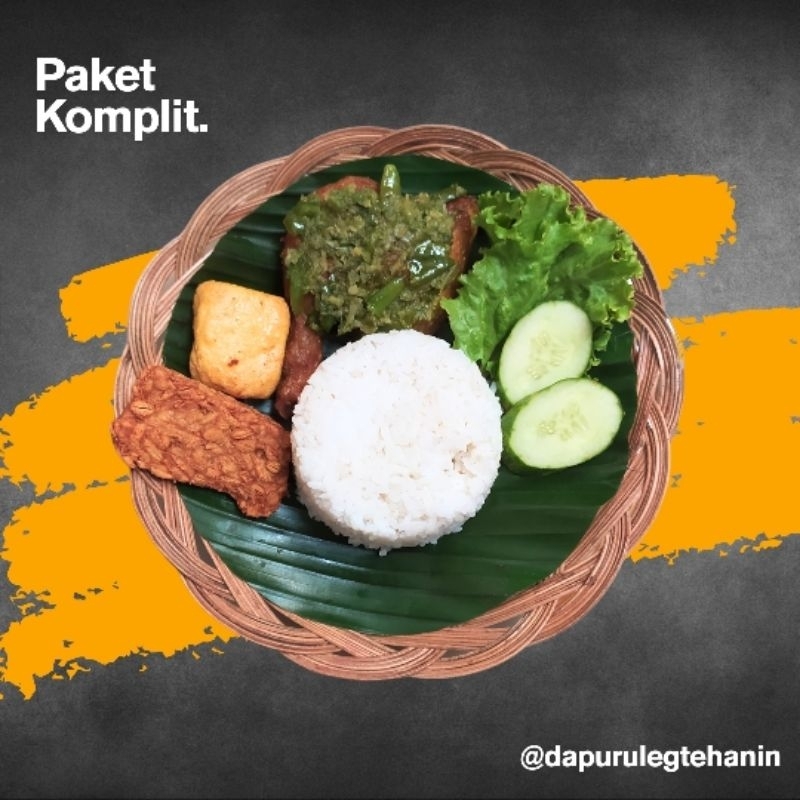 

Paket Komplit Ayam Cabe Ijo