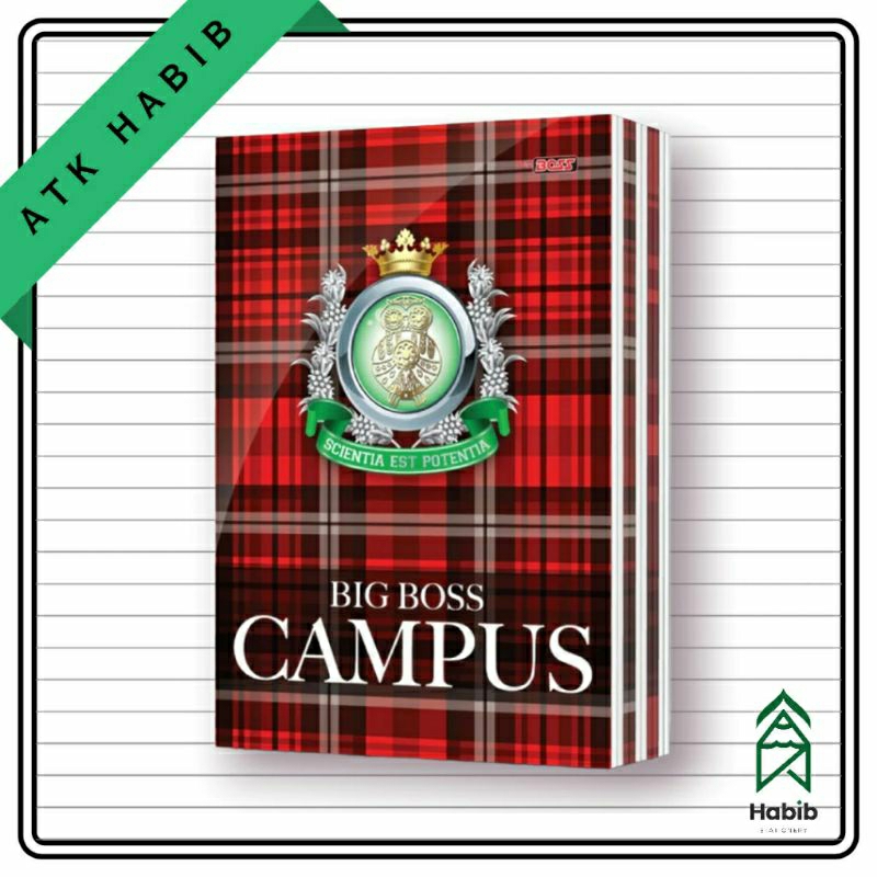 

Buku Tulis Big Boss CAMPUS 50 lembar [½ Pak isi 5 Buku] MURAH Buku Tulis SMA / Buku Tulis SMK / Buku Tulis MA