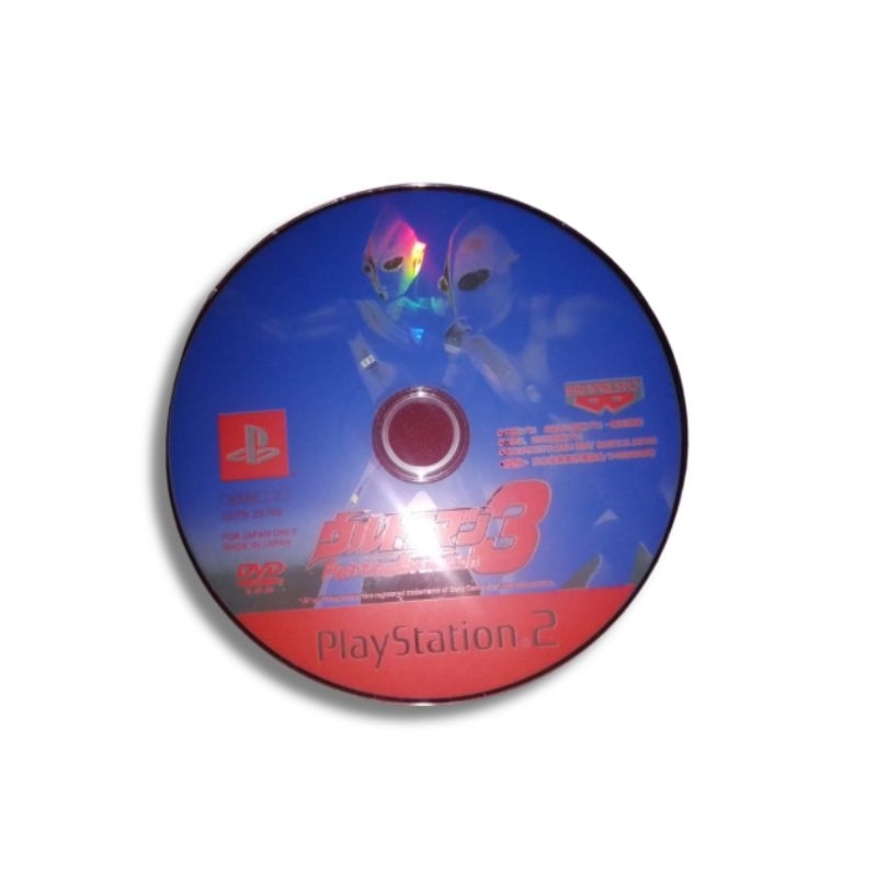 Kaset Ps2 Ultraman Fighting Evolution 3 Original