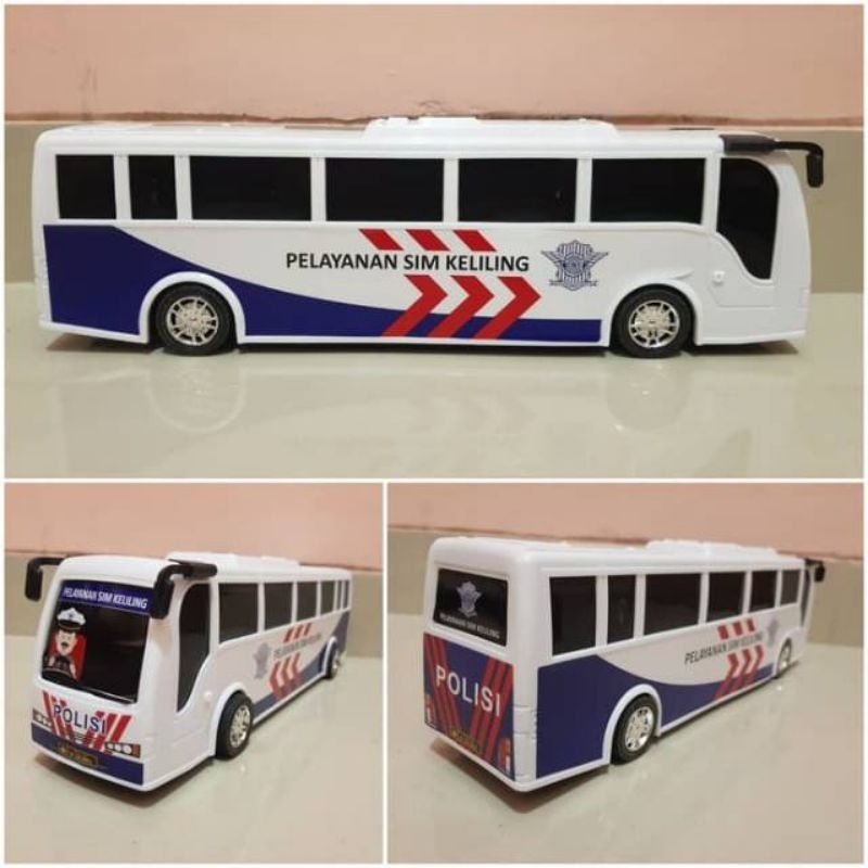 MAINAN MOBIL BUS POLISI