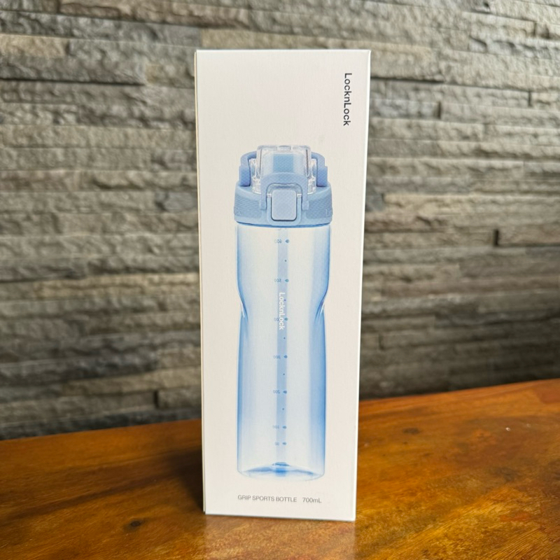 [NEW] lock & lock grip sports bottle 700ml BLUE - botol minum lock n lock besar biru