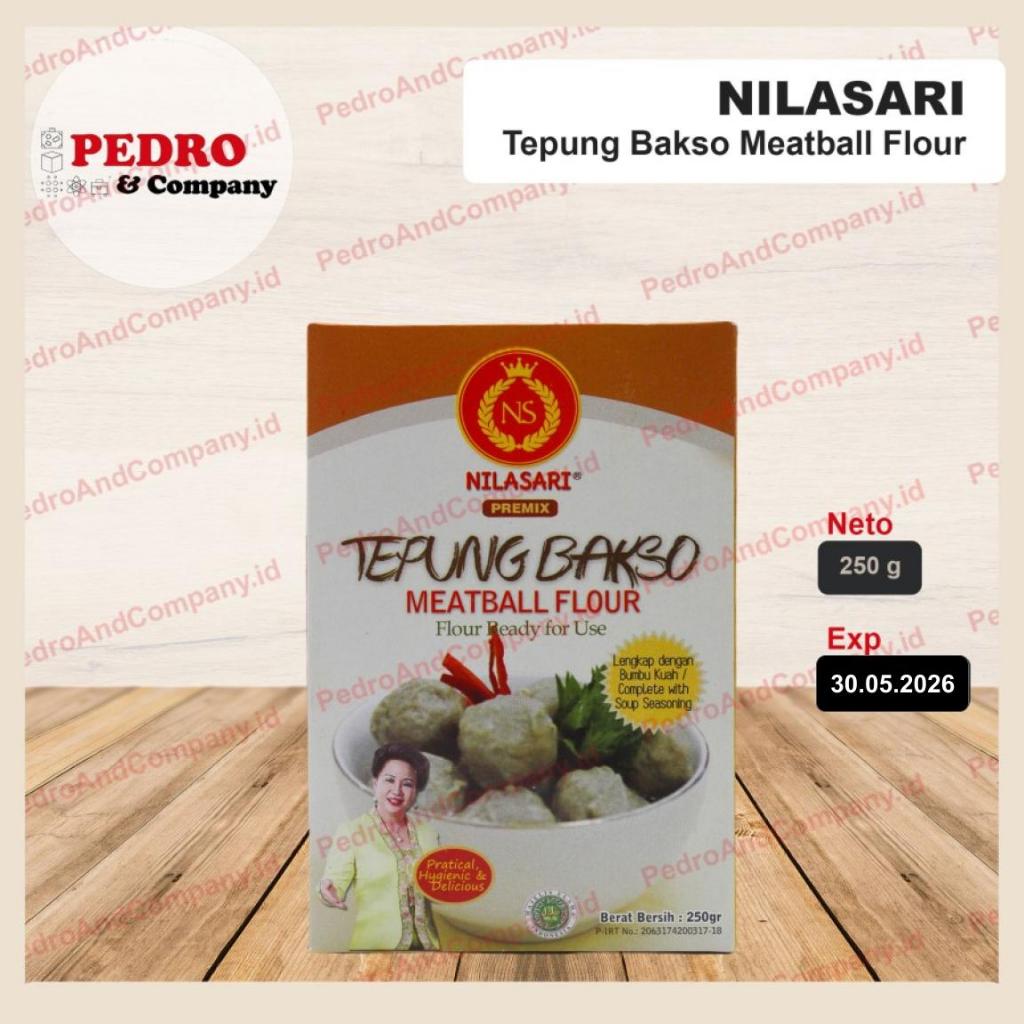 

Nilasari - Tepung bakso premix/ meatball flour (250 gr)