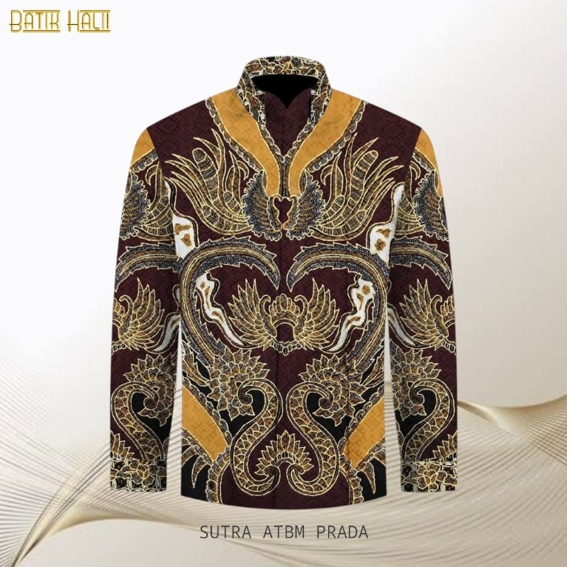 Kain Batik Tulis Sutra ATBM Prada Emas Premium - RBST02