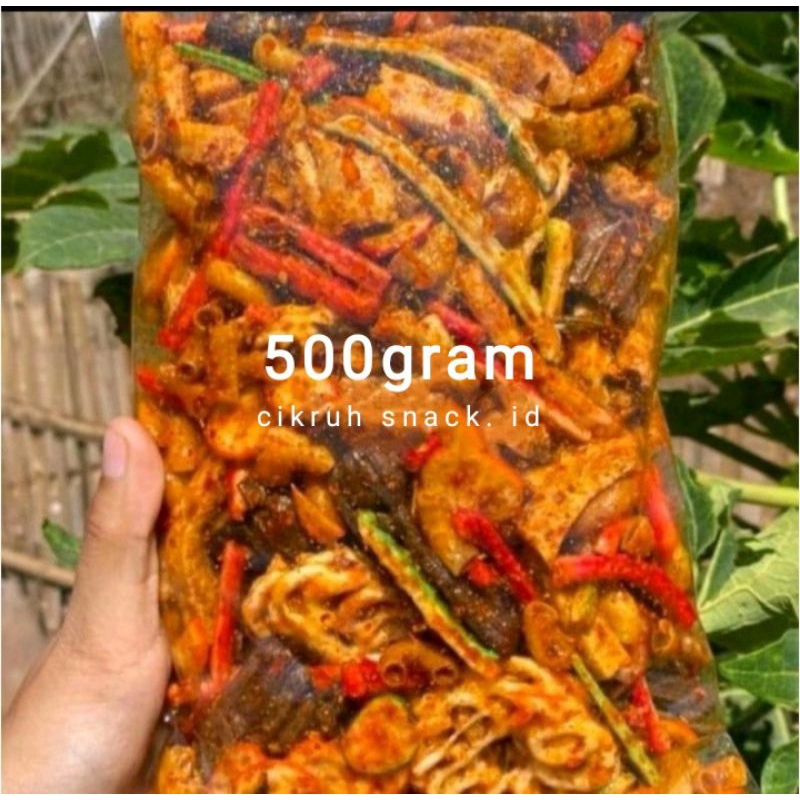 

seblak mix campur extra pedas daun jeruk bumbu melimpah 500gram