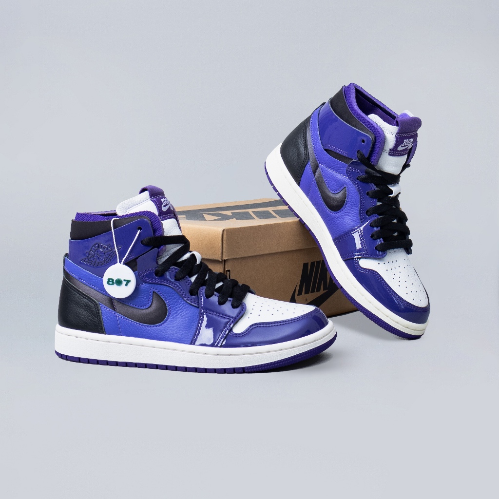 Air Jordan 1 High Zoom Patent Purple