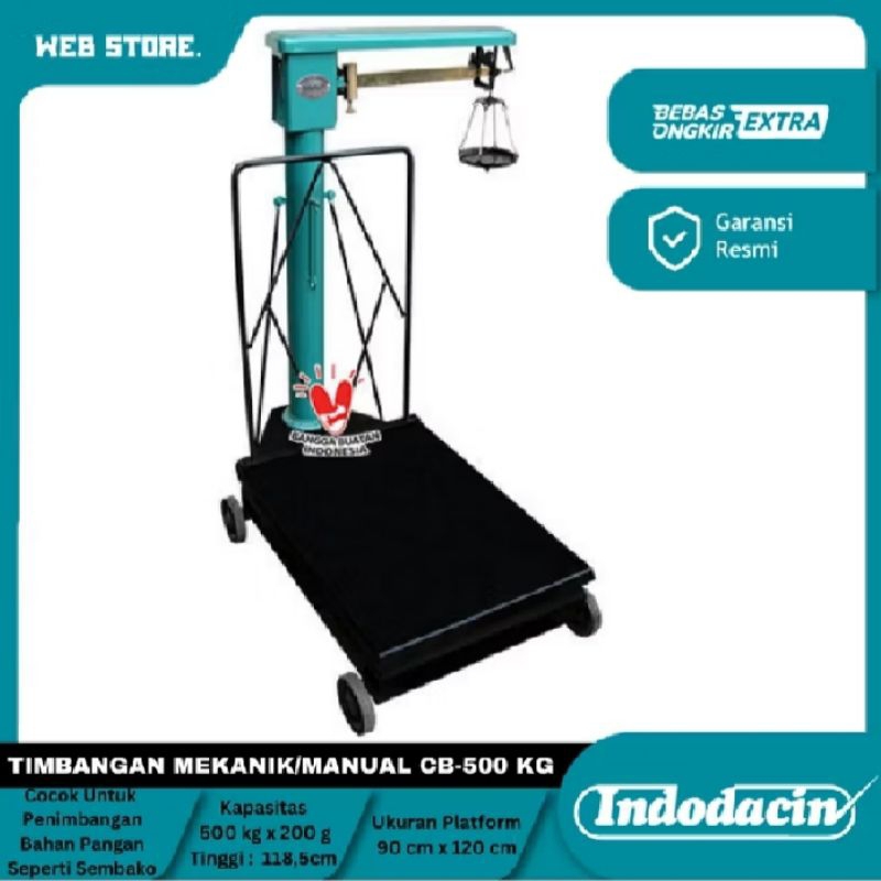 timbangan duduk mekanik / manual 500kg