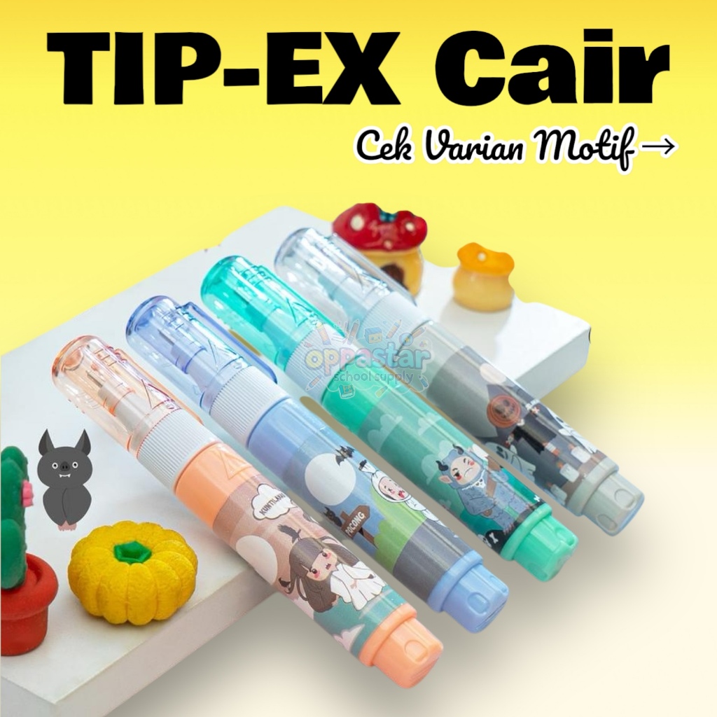

Tip ex Kertas Tipex Penghapus Cair Cepat Kering Anti Gumpal Correction Fluid Joyko Original