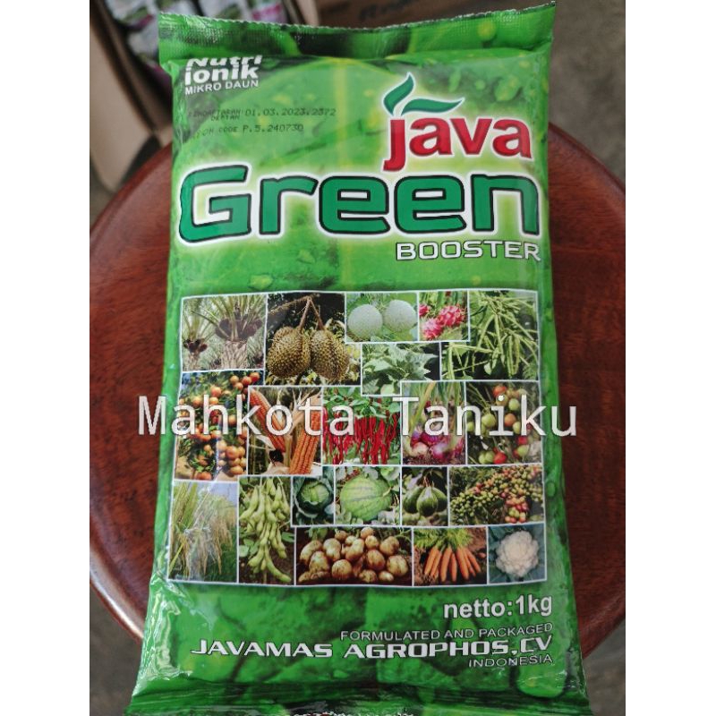 PUPUK NUTRISI JAVA GREEN - JAVA GREEN 1KG - KANDUNGAN PUPUK MAKRO DAN MIKRO