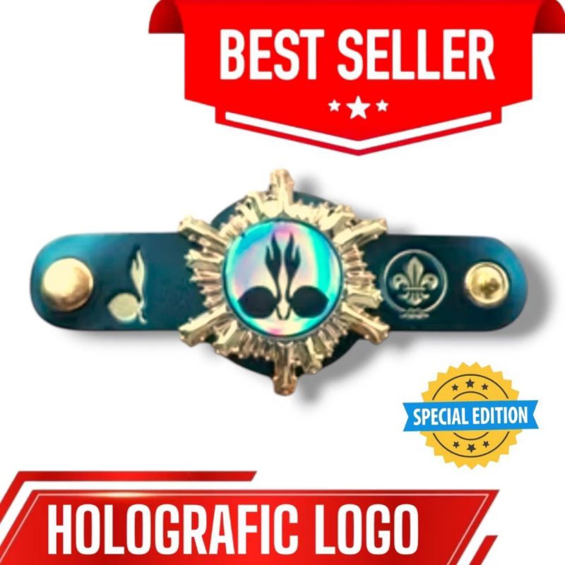 

Ring Kacu / Hasduk Pramuka Hologram Model Matahari