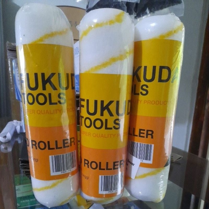 ECER 1 pcs Refil Bulu Besar Fukuda/Refil Kuas Rol fukuda tools