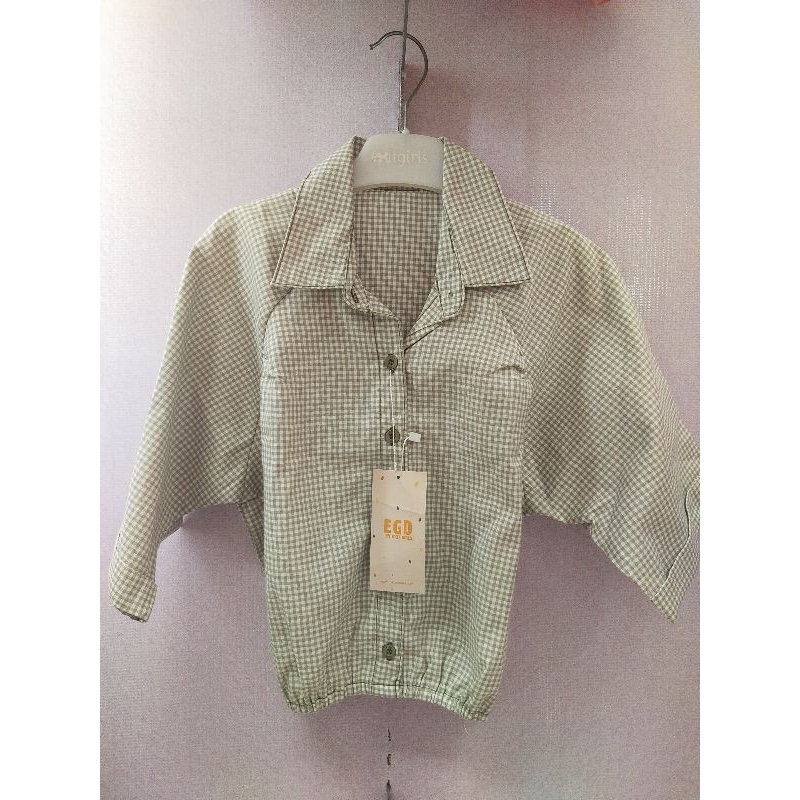 Exit Kids Girl Baju Atasan Kemeja Blouse Anak Perempuan Free mask Original