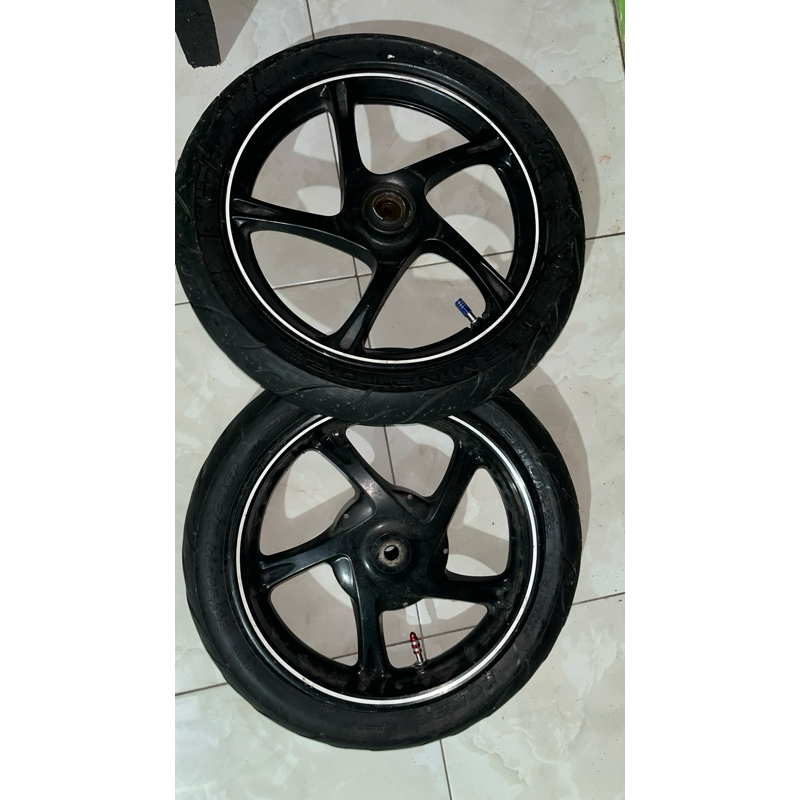velg xride 125 ori ring 14 depan belakang