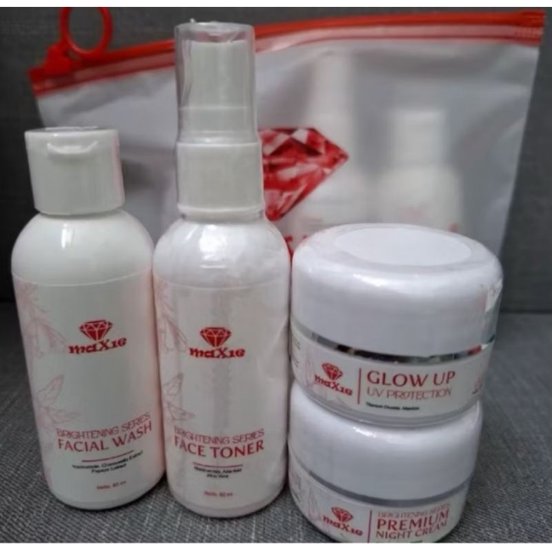 MAXIE SKINCARE/MAXIE GLOW ORiGINAL KEMASAN BARU/ALL SKIN SKINCARE BPOM MURAH/MAXIE PRIMA