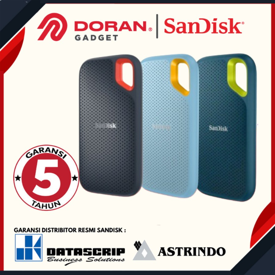 SANDISK Portable SSD 2TB Sandisk Extreme E61 Speed 1050mbps - Garansi Resmi
