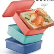 mini square away 140ml PROMO square away 360ml ORI Tuppeware Malay