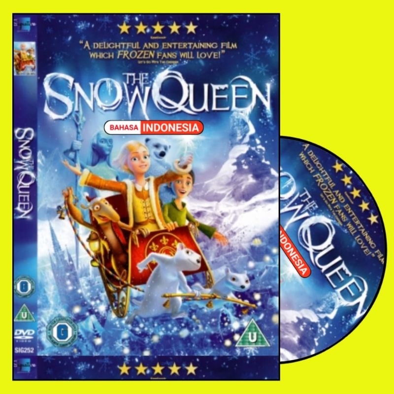 KASET DVD THE SNOW QUEEN BAHASA INDONESIA-KASET DVD ANAK2 CARTOON TERBARU-KASET DVD PRINCESS KARTON 