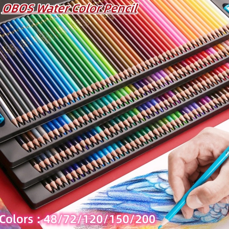 

487212152 Colors OBOS Professional Color Lead OilColor Set Colored Pencils Art Supplies Oil KODE N3J5