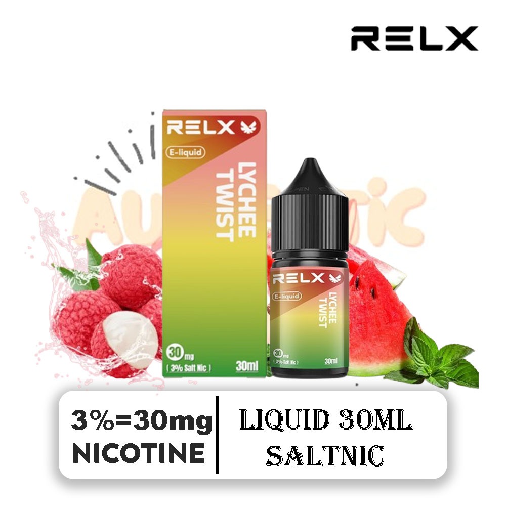 RELX LIQUID SALT NIC LYCHEE TWIST 30ml