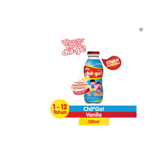 

MORINAGA MINUMAN SUSU STERIL CHIL GO BTL 140mL