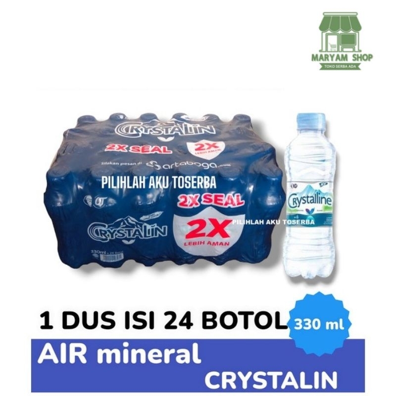 

crystalin 330 ml 1 dus isi 24