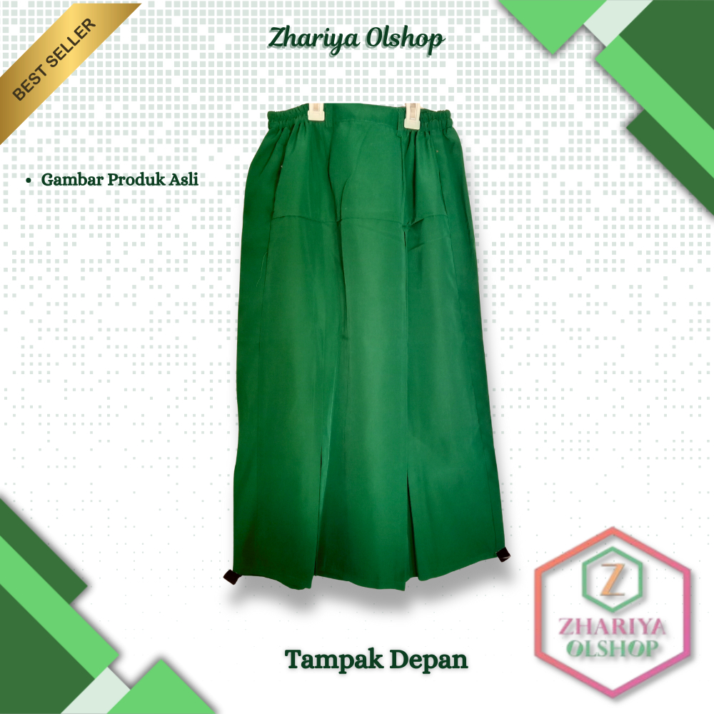 Bawahan Seragam Batik Diniyah | Rok hijau Madrasah