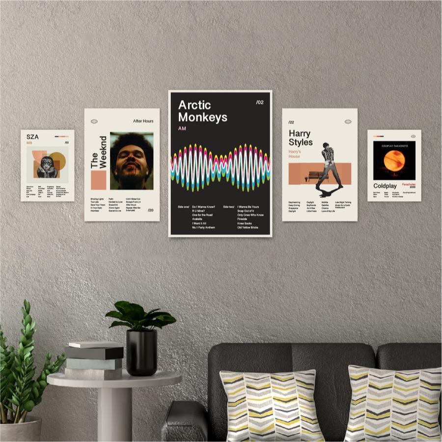 Hiasan Rumah Tembok Hiasan Dinding Poster Music Poster Band Minimails Walldecor Pajangan Dekorasi Ae