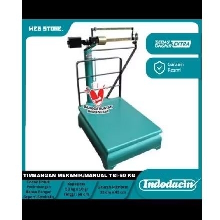 Timbangan duduk  mekanik/ manual TBI-50Kg