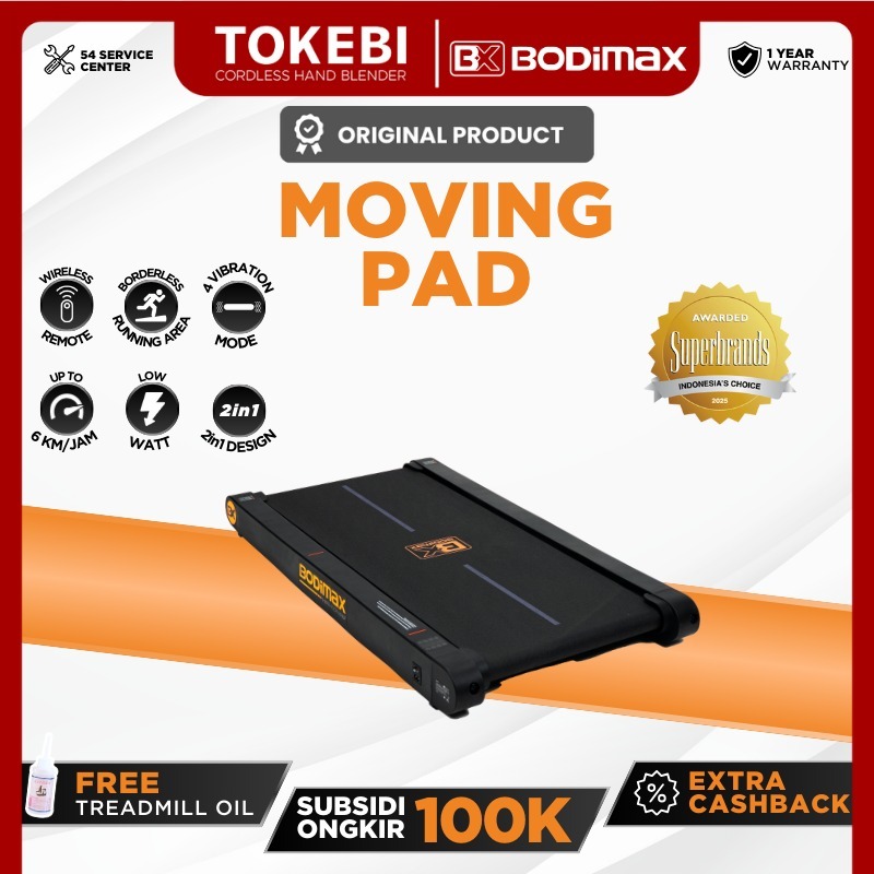 BODIMAX MOVING PAD/Walking Pad 2 in 1/ Treadmil & body slimmer