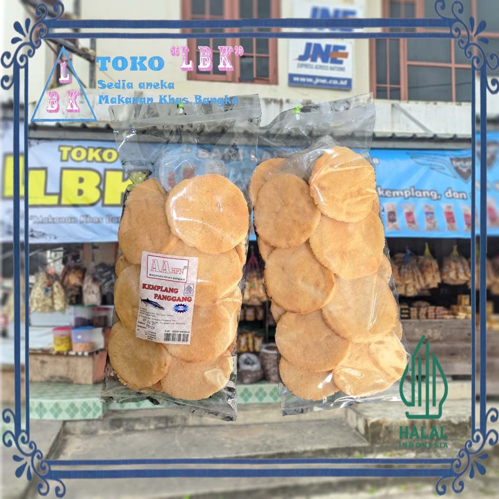 

Kerupuk / Kemplang Panggang AA + Sambal Terasi Isi 15