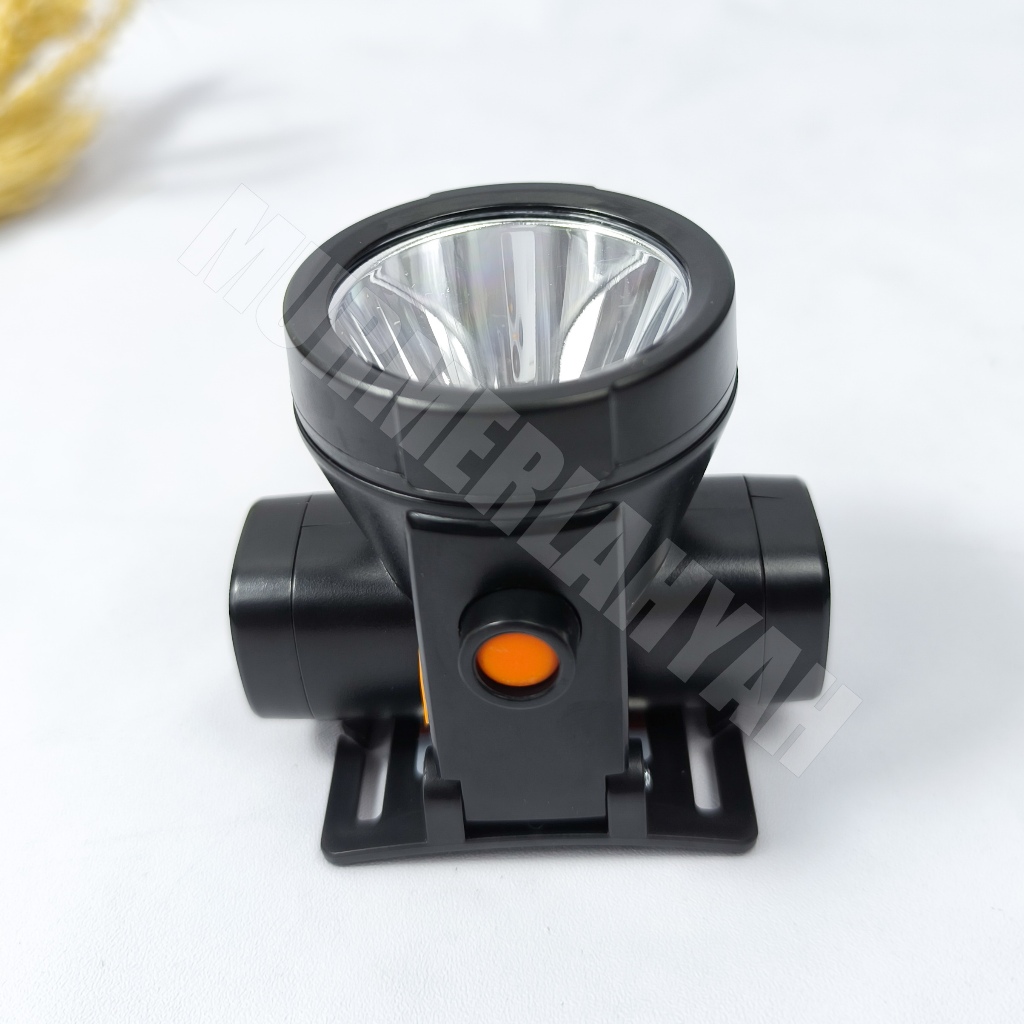 Senter kepala Luby L-2871 cahya putih 7w tahan sampai 18 Jam / HeadLamp Luby 1800Mah