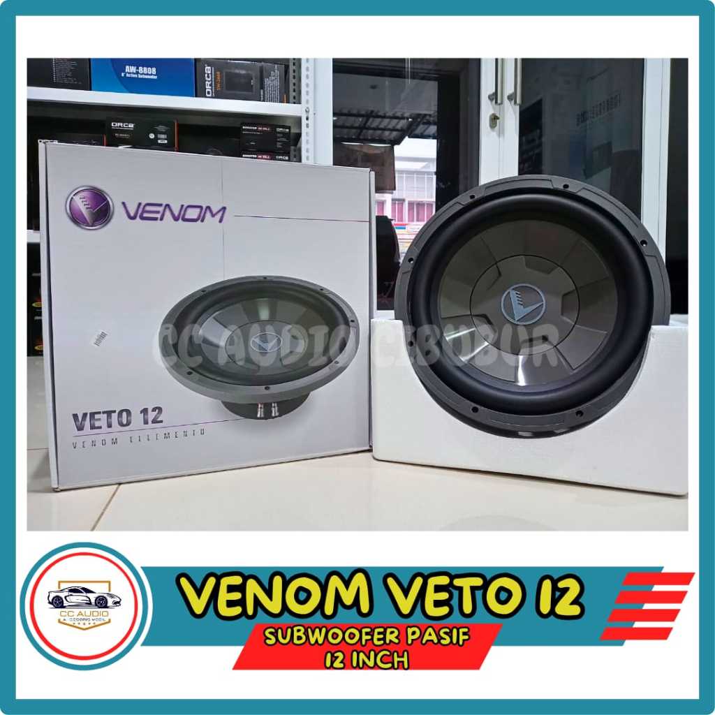 Subwoofer VENOM ELEMENTO VETO 12 Pasif 12 Inch