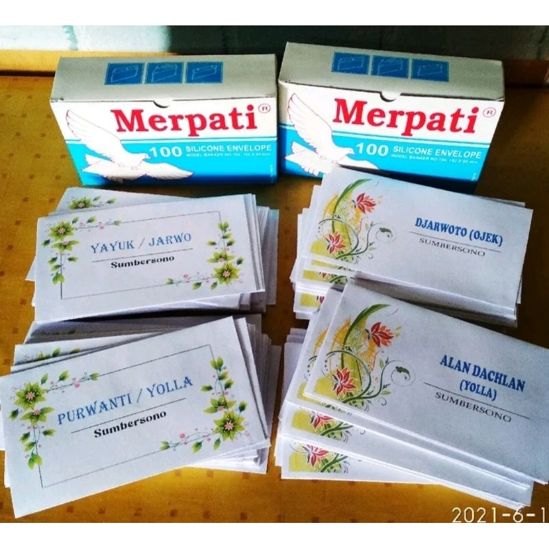 

Amplop Hajatan / Amplop Kondangan / Cetak Amplop