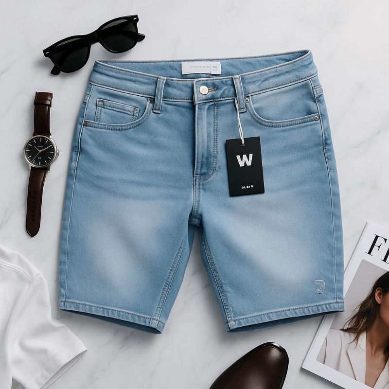 Celana Jeans Pendek Pria Kekinian / Celana Pendek Pria / Jeans Pendek Hitam