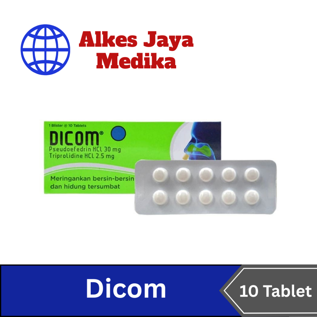 Dicom Isi 10 Tablet - Obat Flu / Pilek