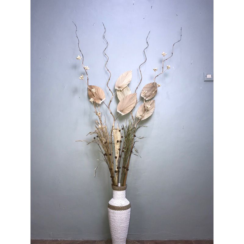 bunga hiasan bunga kering dekorasi ruang tamu/hiasan pojok ruangan