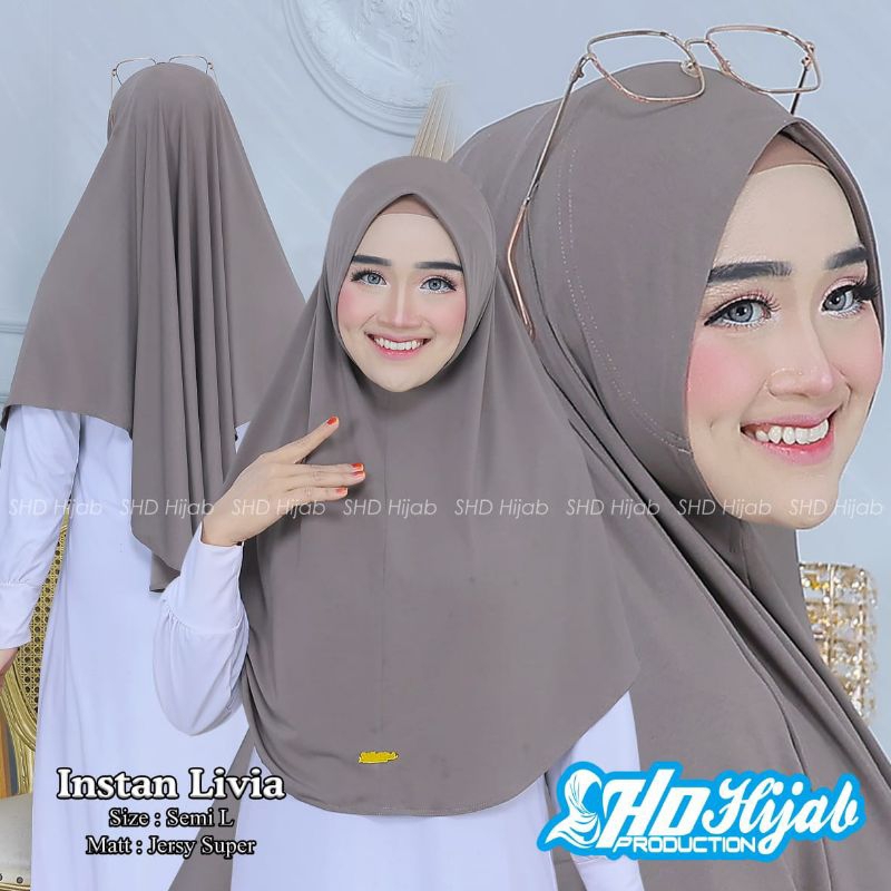 HIJAB ISNTAN SHD LIVIA L//HIJAB DEWASA JERSEY
