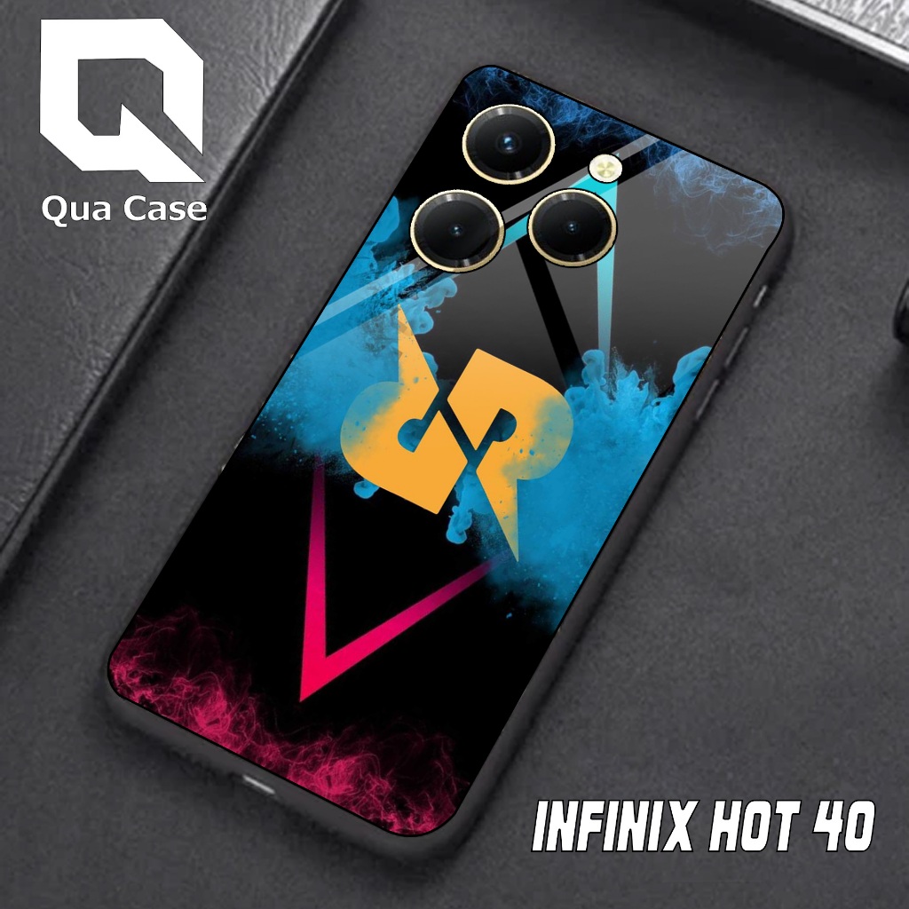 KASA CASE - Case INFINIX HOT 40 Fashion RRQ mix Fashion terbaru Case Flwr Casing Hp Case Murah FUZE 
