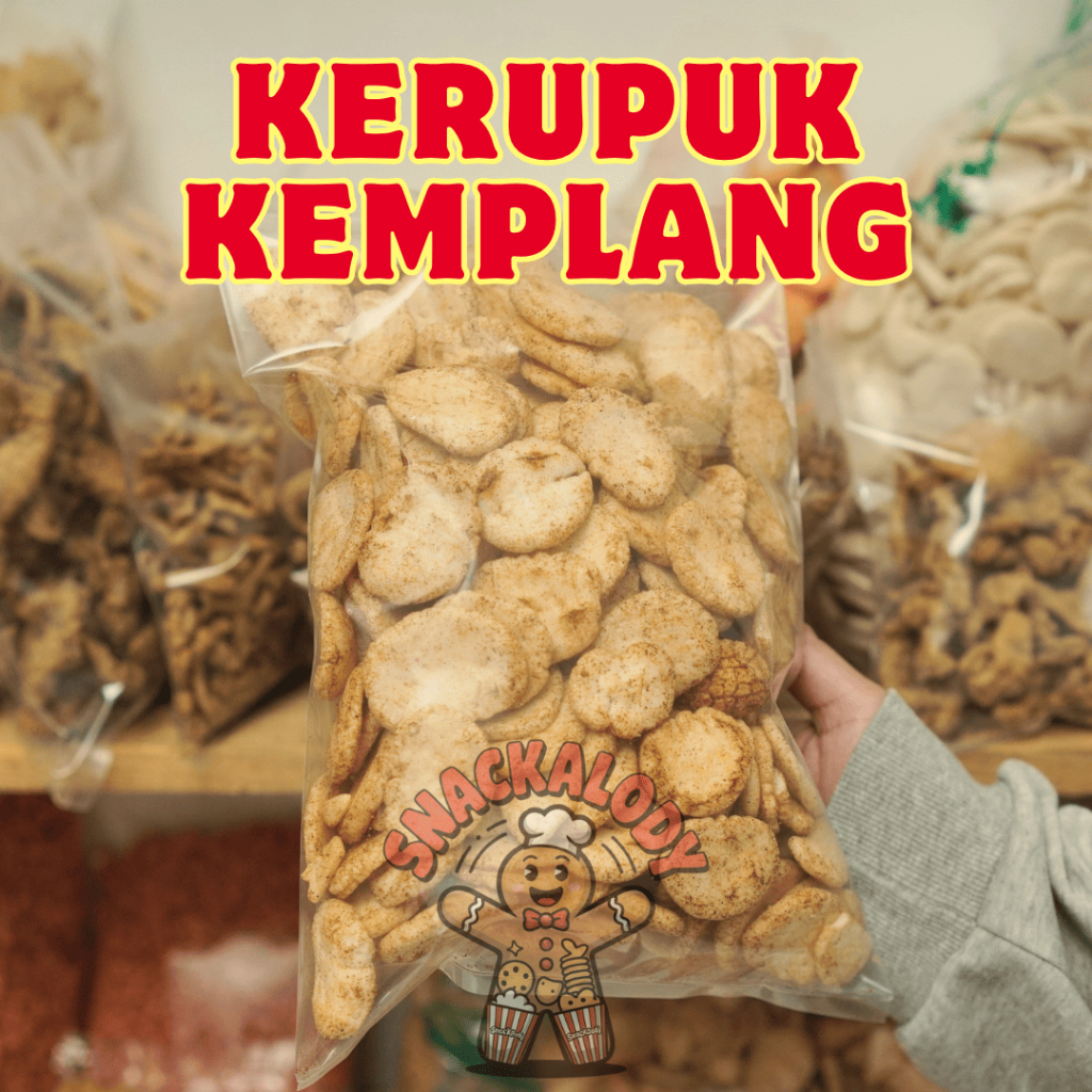 

PROMO !!! Kerupuk Kemplang 150gr Pedas Mantap / Balado / Original | Snack Jajanan - Snackalody