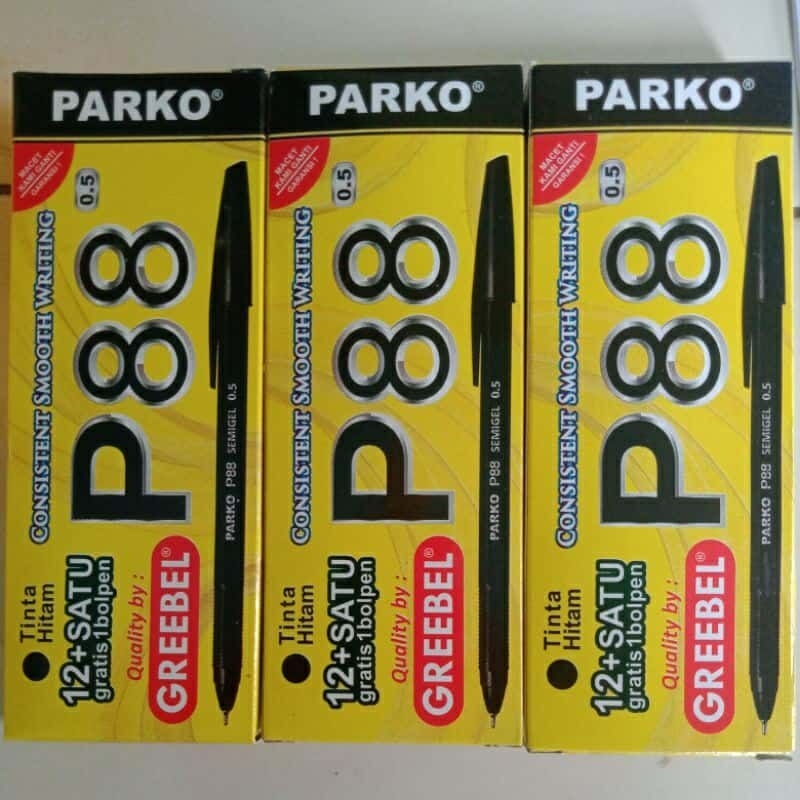 

Pulpen Greebel P-88 Harga 1 pak isi 12+1pcs