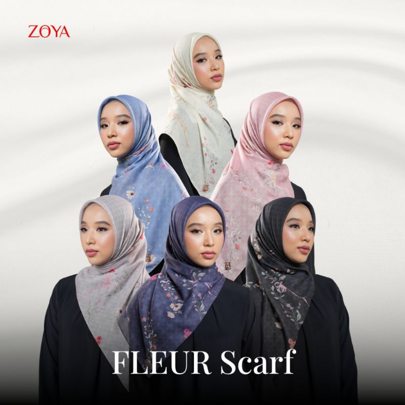 ZOYA MAGELANG Fleur Scarf Premium