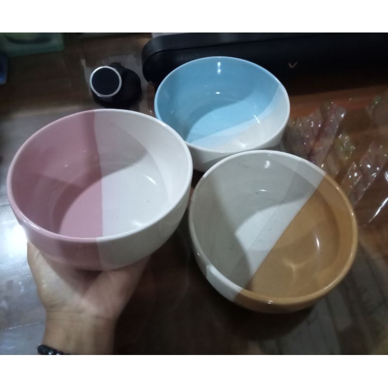MANGKOK KERAMIK KAIBON TWO TONE