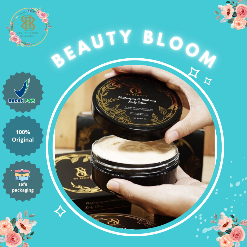 HB LOTION PEMUTIH TERAMPUH 10 X EXTRA WHITENING NS BEAUTY BPOM