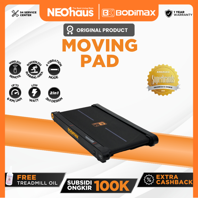 BODIMAX MOVING PAD/Walking Pad 2 in 1/ Treadmil & body slimmer
