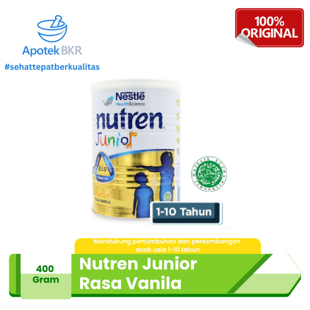 

Nestle Nutren Junior Vanilla 400 Gram - Susu Pertumbuhan