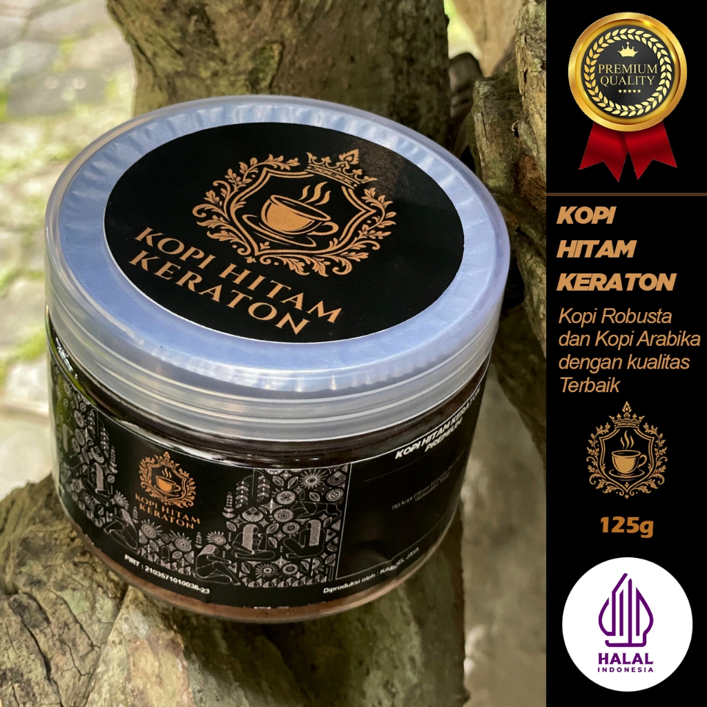 

Kopi Hitam Keraton | Kopi Robusta Dan Arabika | Original