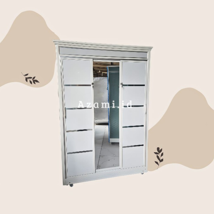 Lemari acp aluminium  3 pintu