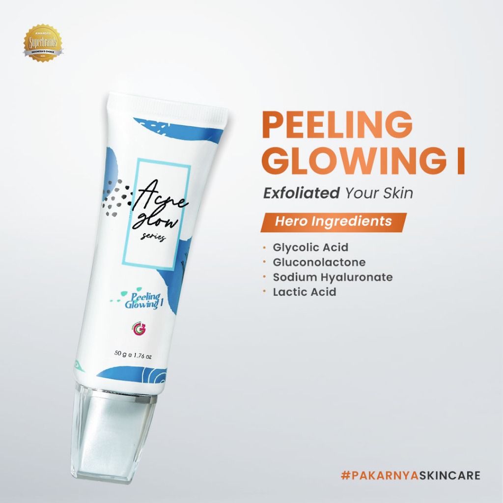 GLAFIDSYA - Peeling Glowing 1 Acne Glowing | Peeling Wajah | Skincare